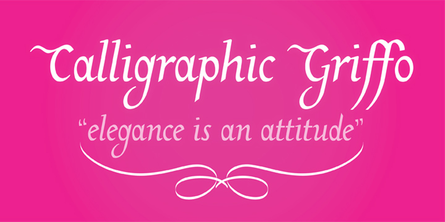 calligraphic griffo