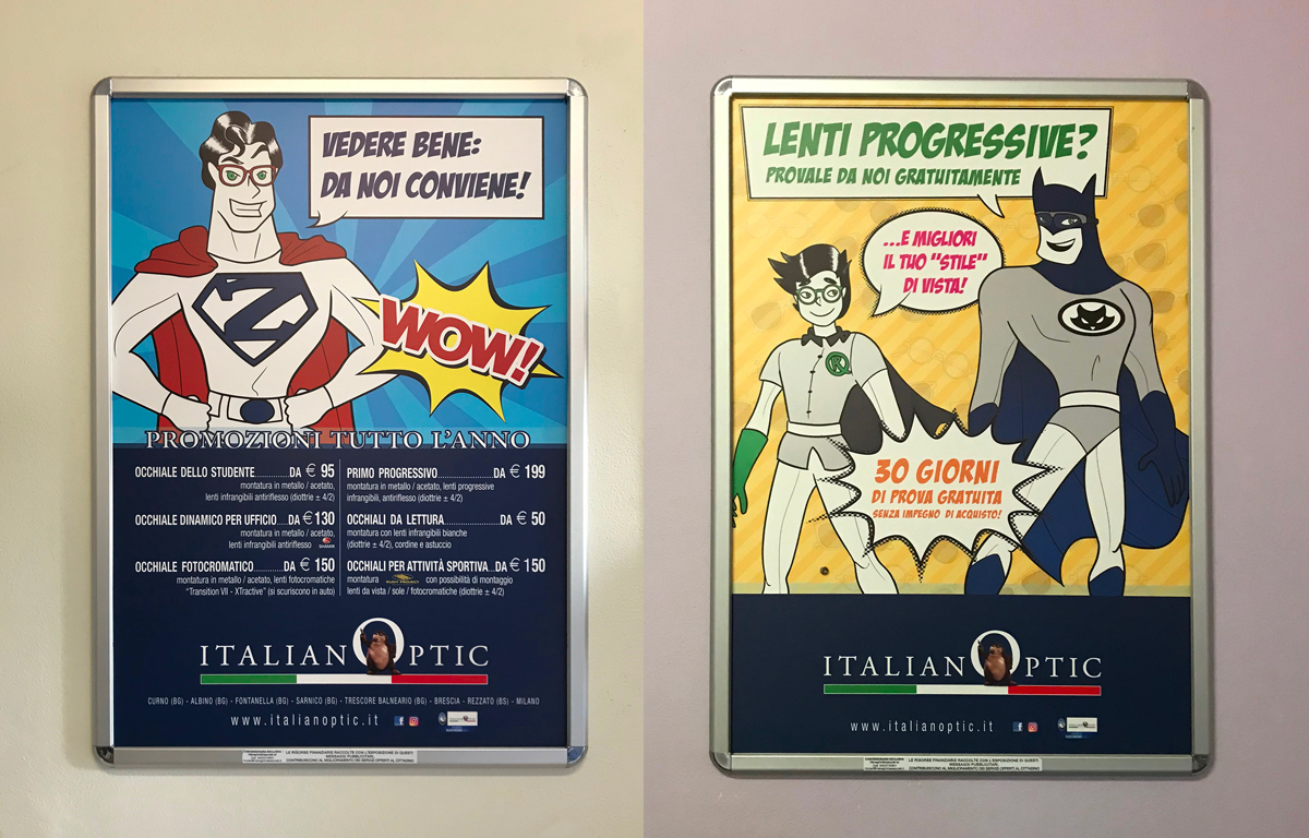 italian optic affissioni