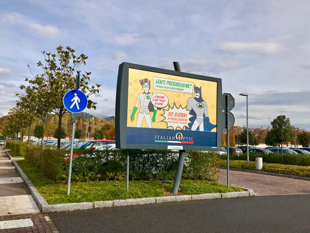 italian optic affissioni