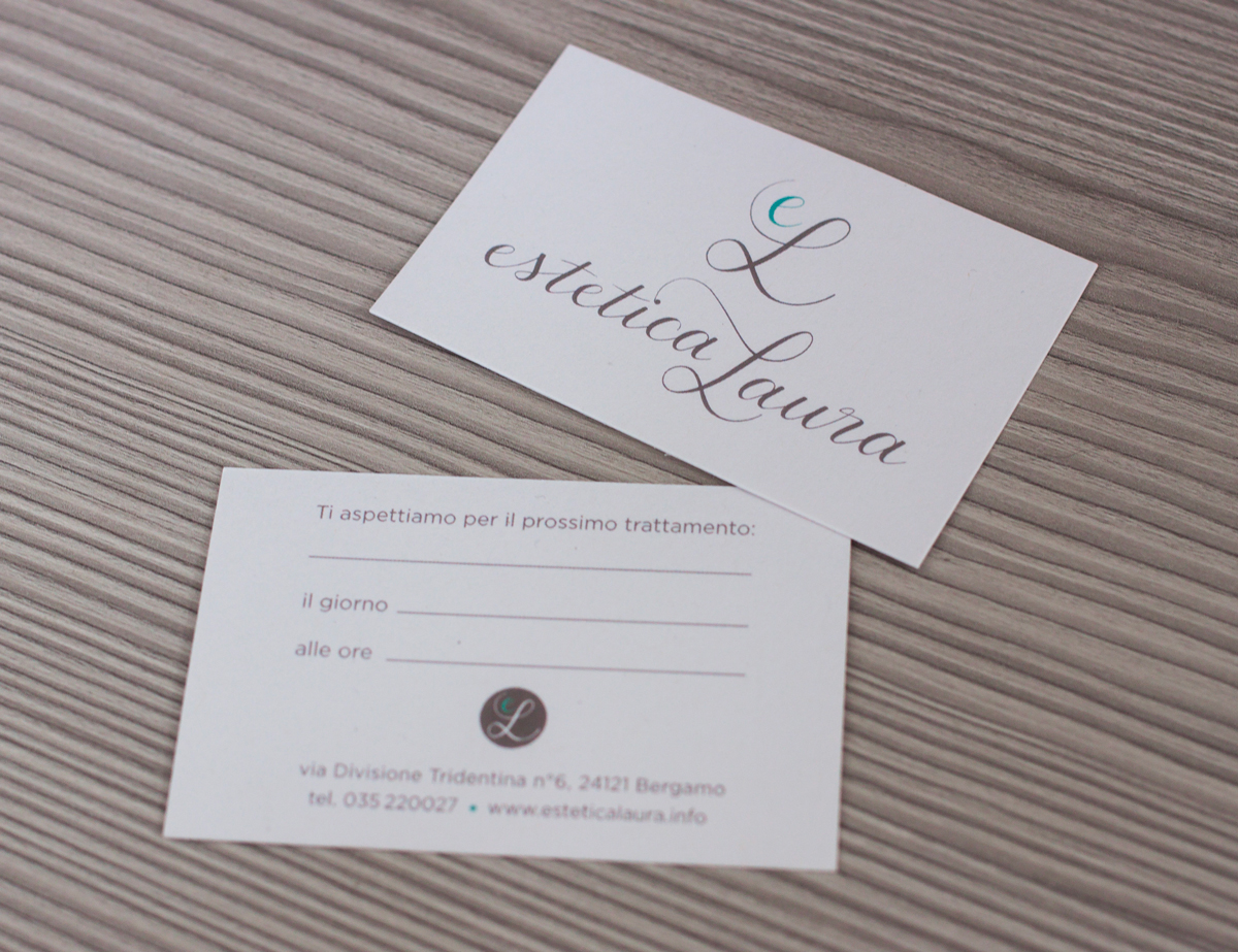 estetica laura biglietti da visita
